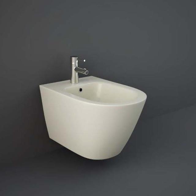 Wand-Bidet 320mm x 360mm Mattgreige – RAK Feeling x Hudson Reed on Productcaster.