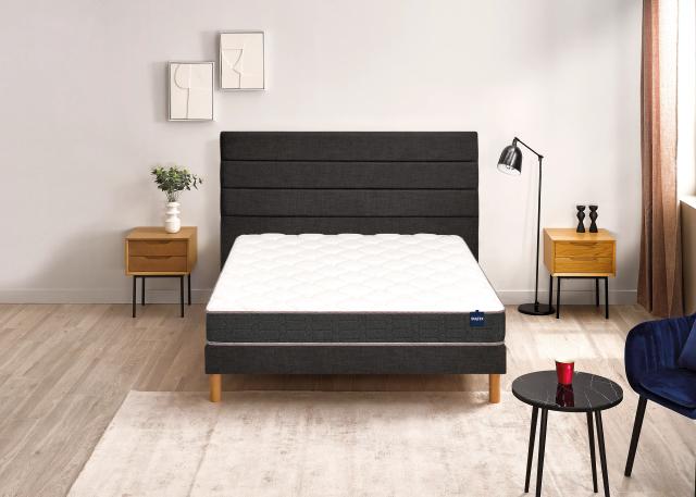 Bultex matelas 2.1 vitality 90 x 200 cm tissu gris anthracite on Productcaster.