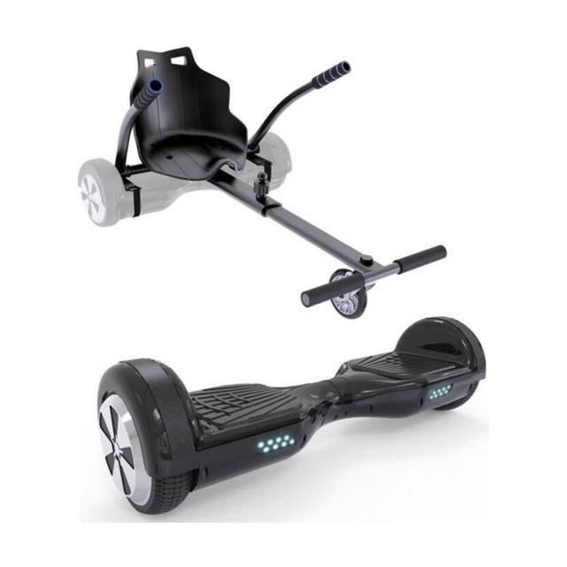 URBANGLIDE Pack Hoverboard + kart noir - Roues 6.5 - 550W - 4Ah - Longueur ajustable on Productcaster.