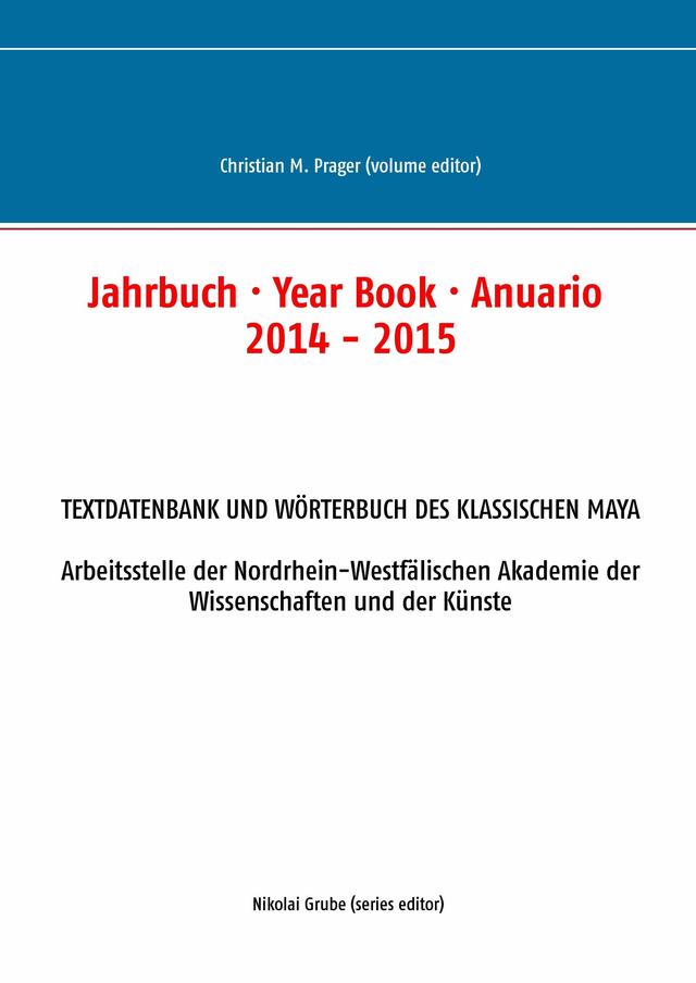 Jahrbuch · Year Book · Anuario 2014 - 2015 on Productcaster.