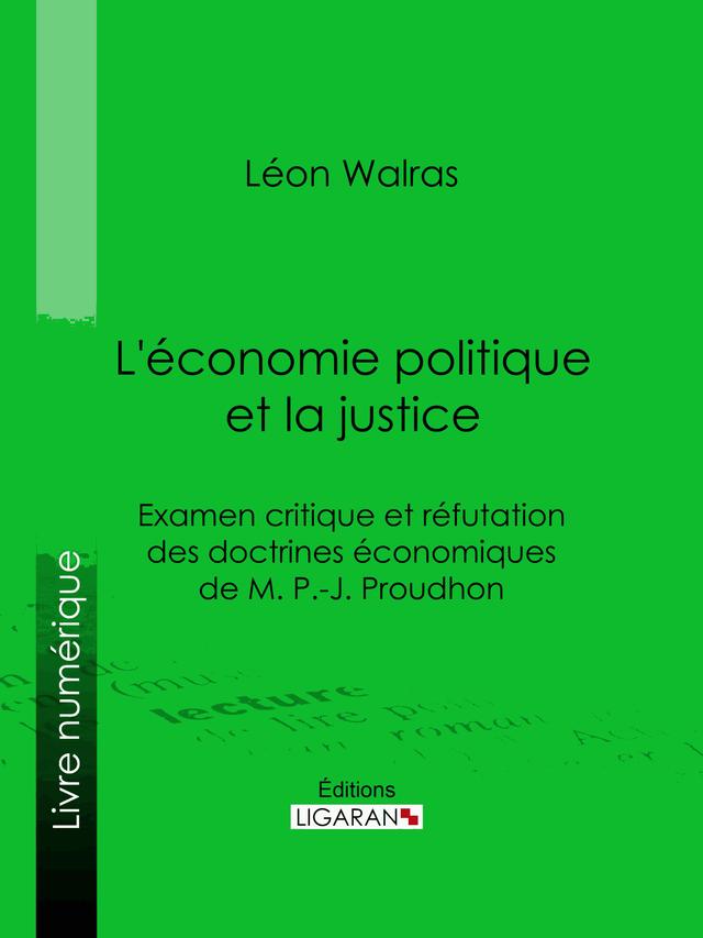 L'économie politique et la justice on Productcaster.