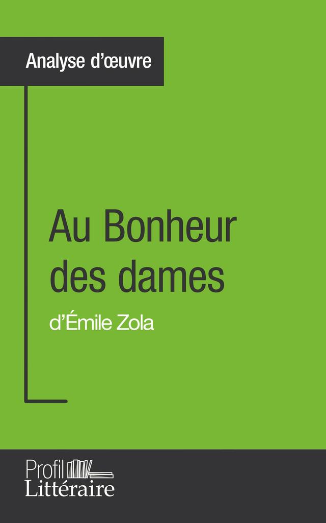 Au Bonheur des dames d'Émile Zola (Analyse approfondie) on Productcaster.