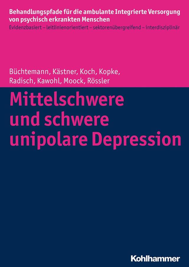 Mittelschwere und schwere unipolare Depression on Productcaster.