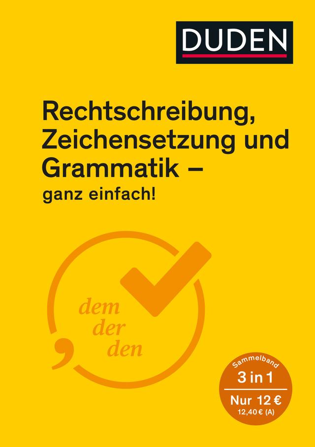 Rechtschreibung, Zeichensetzung und Grammatik – ganz einfach! on Productcaster.