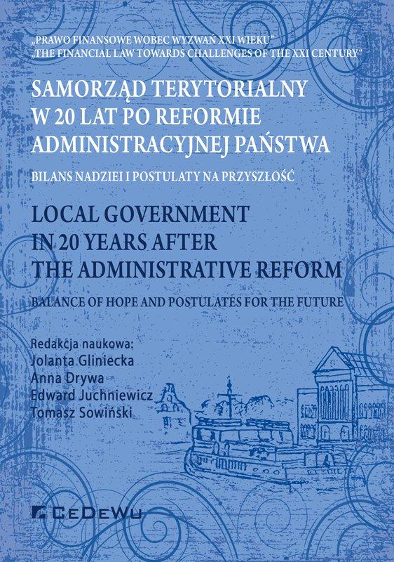 Samorząd terytorialny w 20 lat po reformie administracyjnej państwa. Bilans nadziei i postulaty na przyszłość on Productcaster.