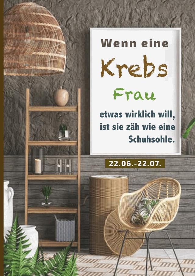 Wenn eine Krebs Frau etwas wirklich will, ist sie zäh wie eine Schuhsohle on Productcaster.