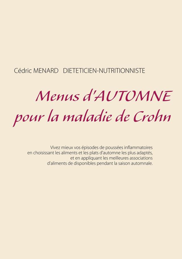 Menus d'automne pour la maladie de Crohn on Productcaster.