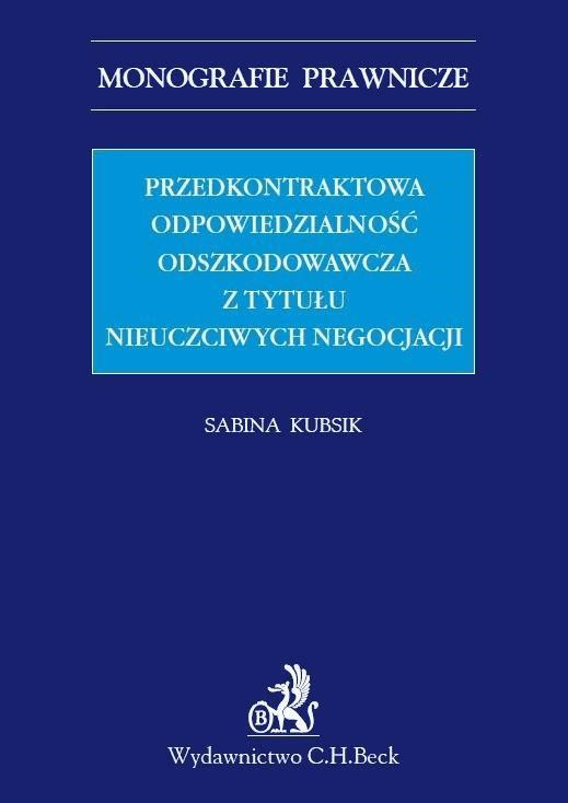 Przedkontraktowa odpowiedzialność odszkodowawcza z tytułu nieuczciwych negocjacji on Productcaster.