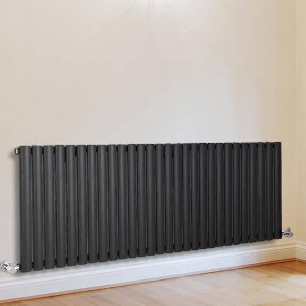 Radiateur Design Horizontal Acier Anthracite 63.5 x 164.7cm 1671 Watts on Productcaster.