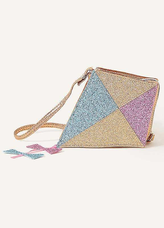 Accessorize Girls Kite Cross-Body Bag - Pastel Multi - Size ONE SIZE on Productcaster.