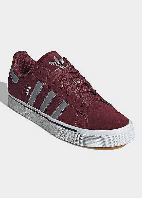 adidas Originals Campus Vulc Trainers - RED - Size 4.5 on Productcaster.