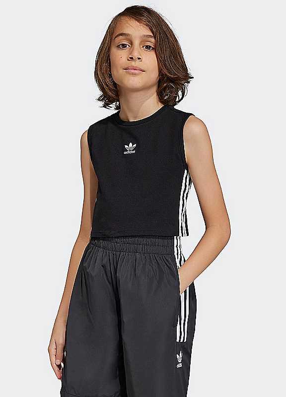 adidas Originals Kids Tank Top - Black - Size 9Y on Productcaster.