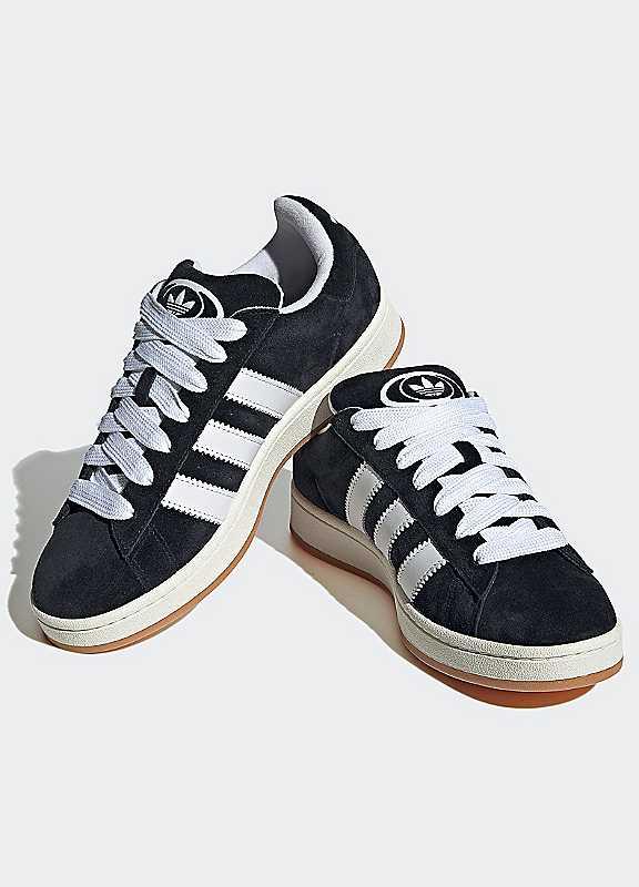 adidas Originals Sporty Trainers - Black/White - Size 12.5 on Productcaster.