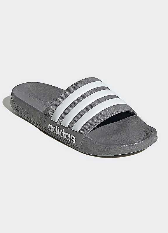 adidas Performance Adilette Sliders - Grey - Size 10 on Productcaster.