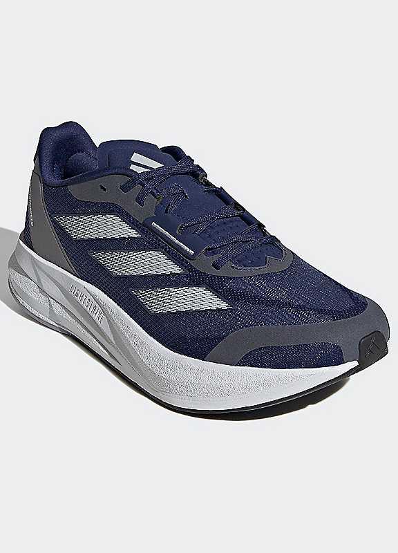 adidas Performance Sports Lace-Up Trainers - Dark Blue Stripe - Size 11 on Productcaster.