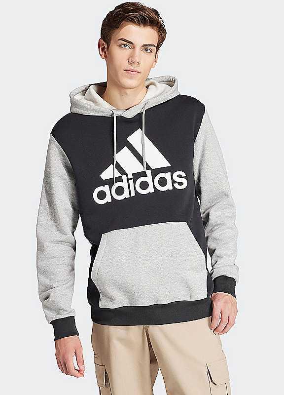 adidas Sportswear Essentials Logo Print Hoodie - Black - Size 4XL on Productcaster.