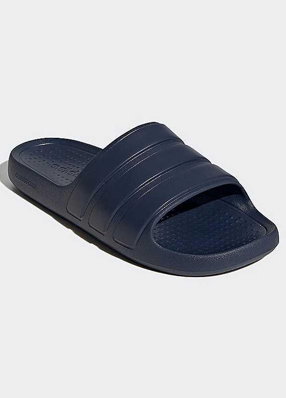 adidas Sportswear Flow Adilette Bathing Sliders - Navy - Size 7 on Productcaster.