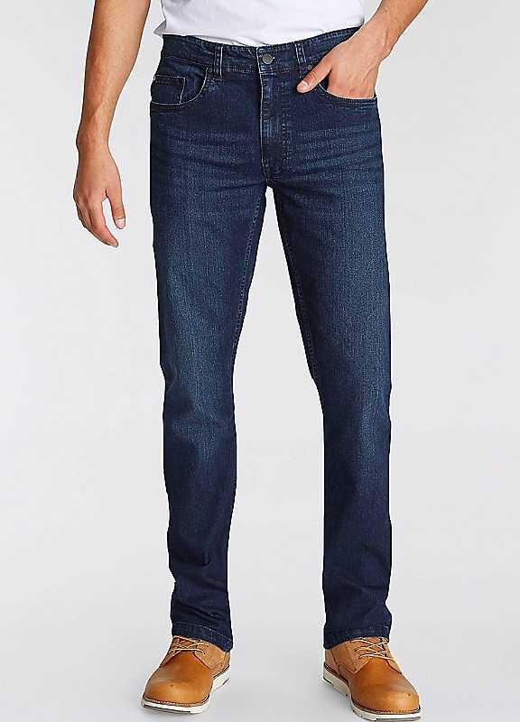 AJC Straight Fit Jeans - Dark Blue - Size 32R on Productcaster.