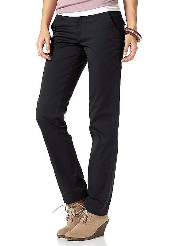 Plus Size AJC Straight Leg Chinos - Black - Size 12R on Productcaster.