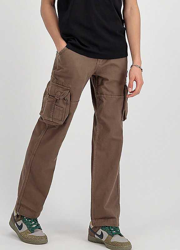 Alpha Industries Cargo Pants - Taupe - Size 28R on Productcaster.