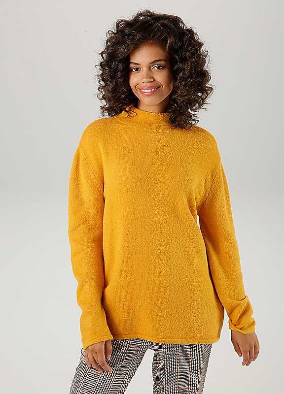 Aniston Knitted Longline Jumper - Corn - Size 10 on Productcaster.