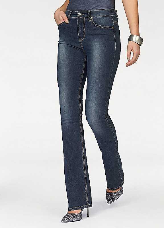 Arizona Bootcut Jeans - Dark Blue - Size 8R on Productcaster.