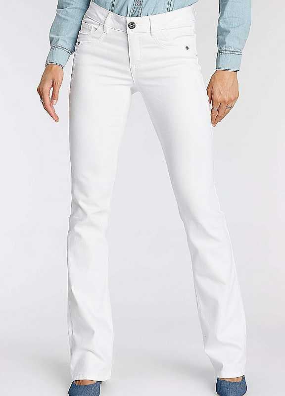 Arizona Low Waist Bootcut Jeans - White - Size 22S on Productcaster.