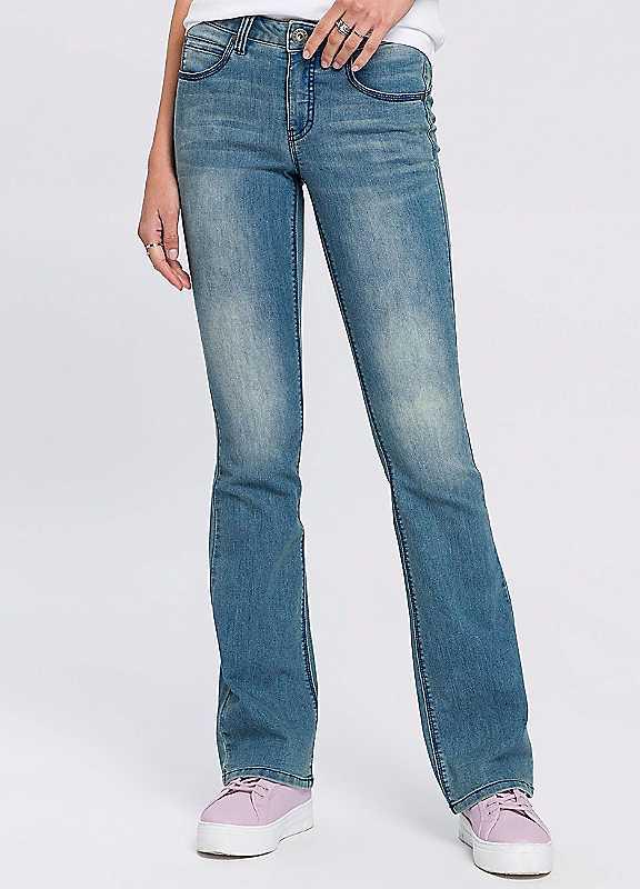 Arizona Shaping Bootcut Jeans - Blue Used - Size 18S on Productcaster.