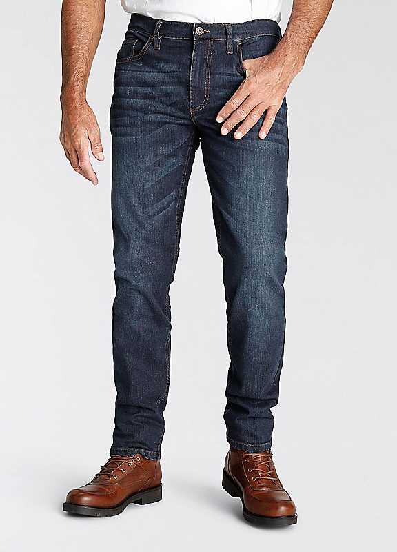 Arizona Straight Leg Jeans - Dark Blue Vintage - Size 32R on Productcaster.