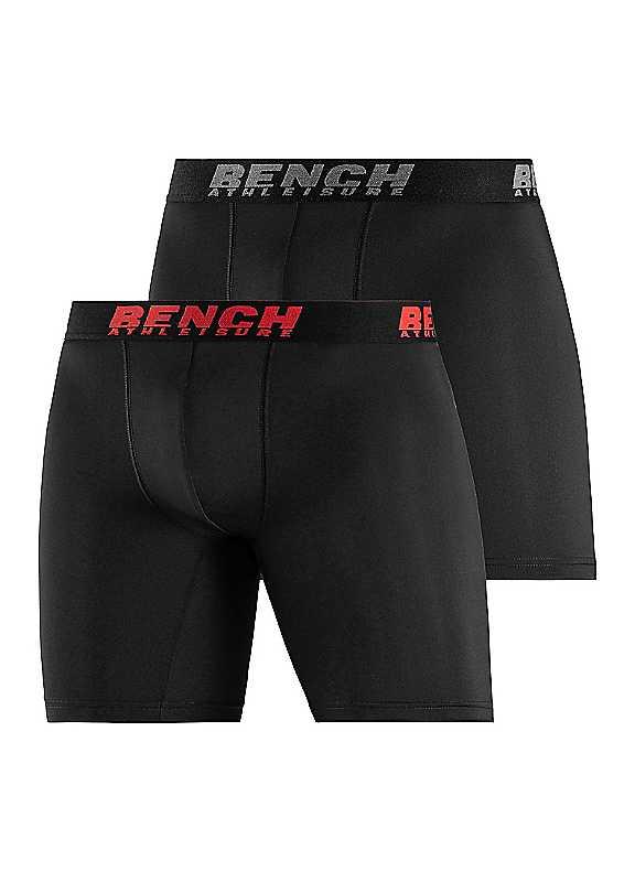 Bench Functional Pack of 2 Boxers - Black - Size M on Productcaster.