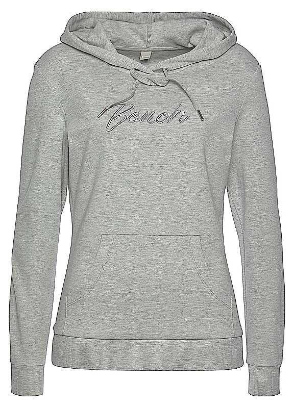 Plus Size Bench. Loungewear Hooded Sweatshirt - Light Grey - Size 22/24 on Productcaster.