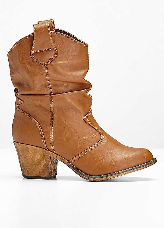 bonprix Cowboy Boots - Camel - Size 6.5 on Productcaster.