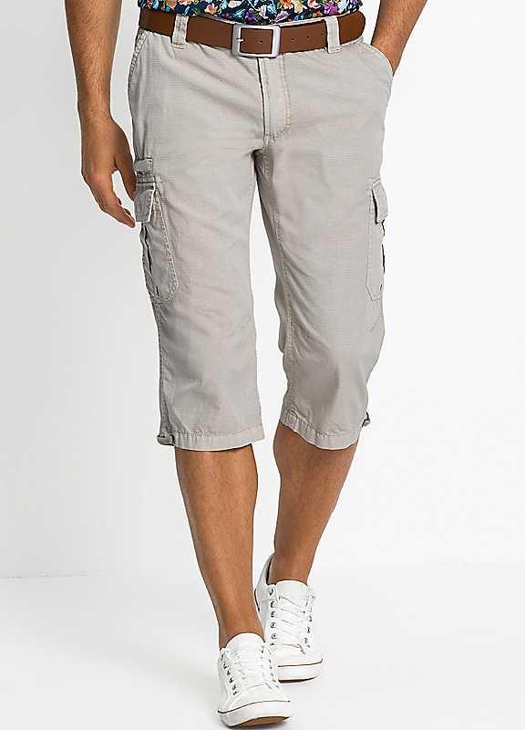 bonprix Cropped Cargo Pants - Stone - Size 38R on Productcaster.