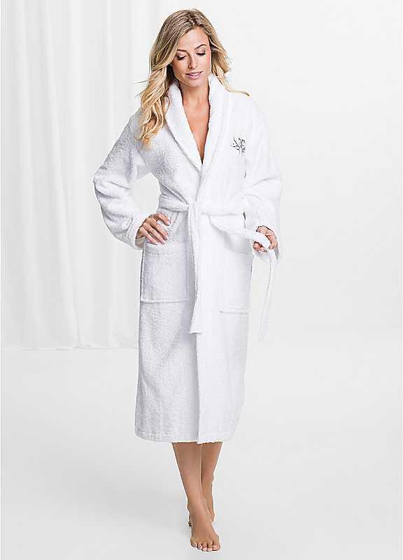 bonprix Dressing Gown - White - Size 10/12 on Productcaster.