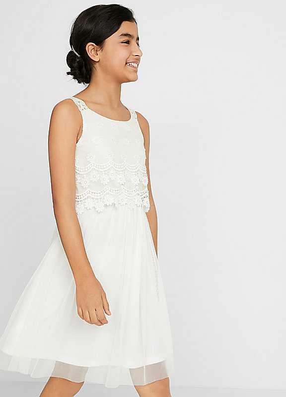 bonprix Flower Girl Dress - Ivory - Size 10Y on Productcaster.