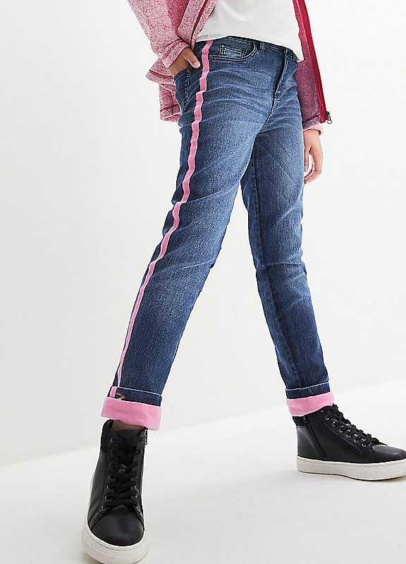 bonprix Kids Lined Winter Jeans - Blue Denim - Size 15Y on Productcaster.