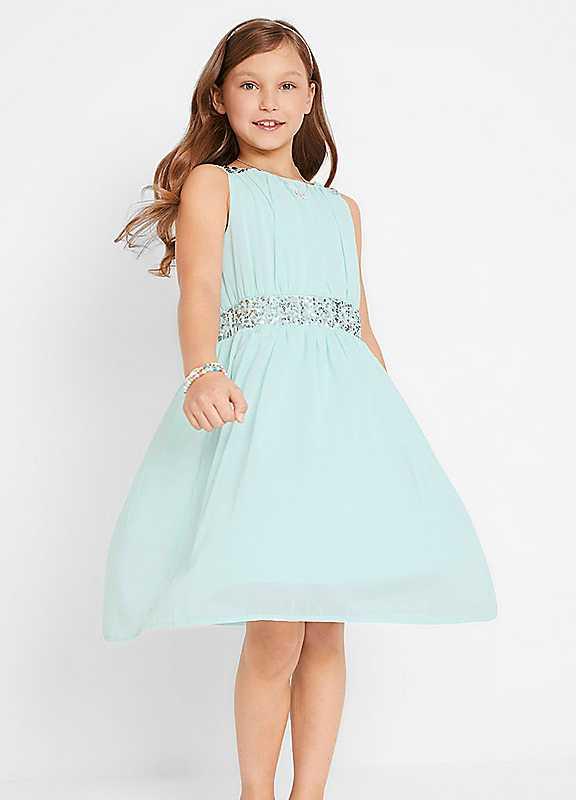 bonprix Kids Sequin Party Dress - Mint - Size 15Y on Productcaster.