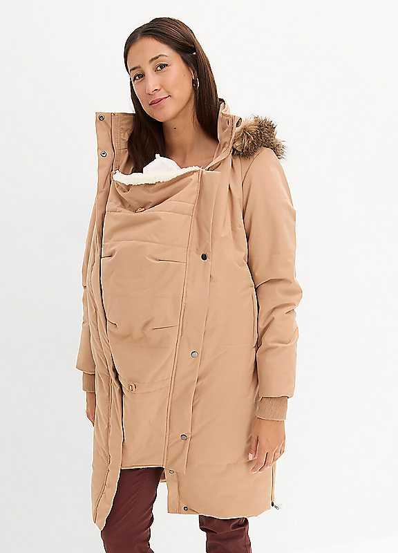 bonprix Maternity Winter Coat - Camel - Size 20 on Productcaster.