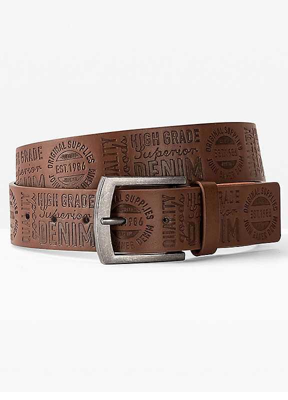 bonprix Men's Belt - Brown - Size 100 on Productcaster.