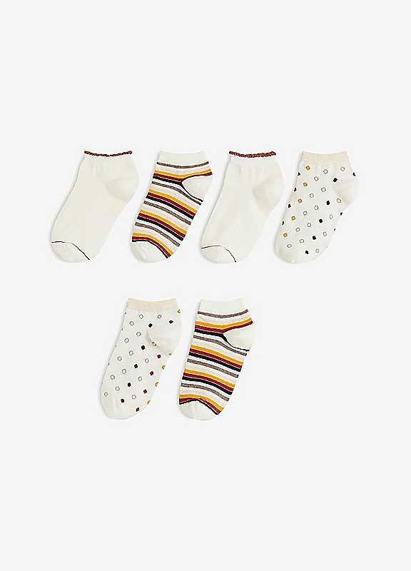 bonprix Pack of 6 Ankle Socks - Multi - Size 2.5/5 on Productcaster.