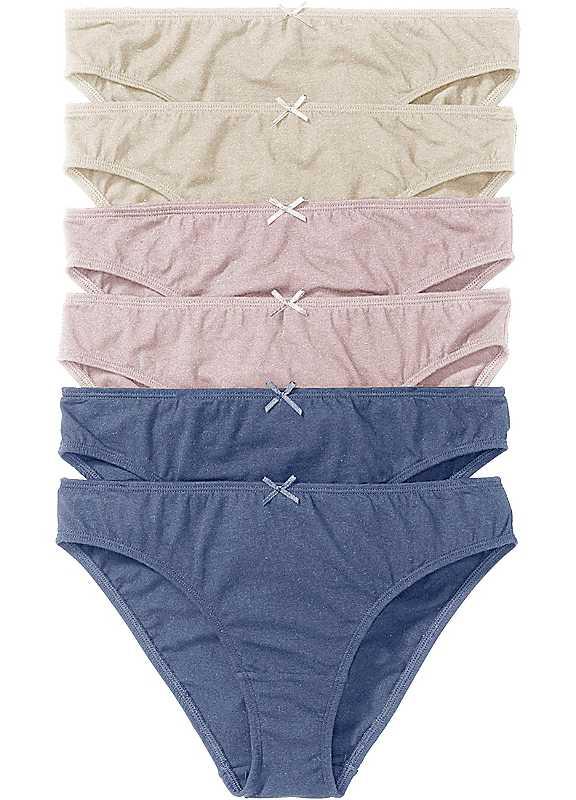 bonprix Pack of 6 Briefs - Indigo - Size 18/20 on Productcaster.