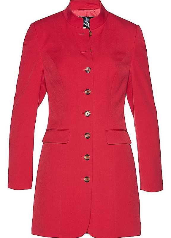 Plus Size bonprix Smart Frock Coat - RED - Size 22/Regular on Productcaster.