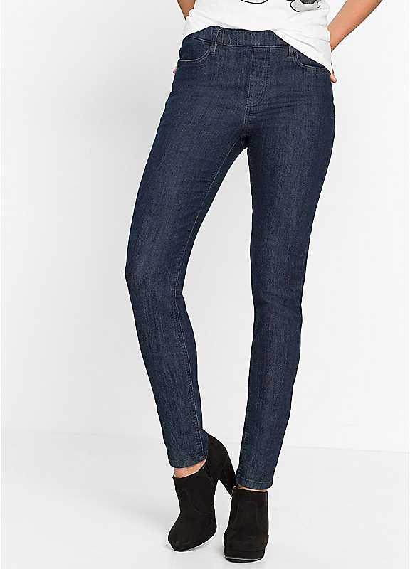 bonprix Soft Denim Wash Jeggings - Raw Denim - Size 26 on Productcaster.