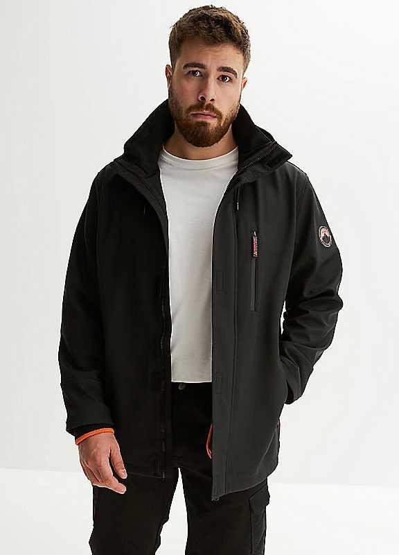 bonprix Soft Shell Jacket - Black - Size 36R on Productcaster.