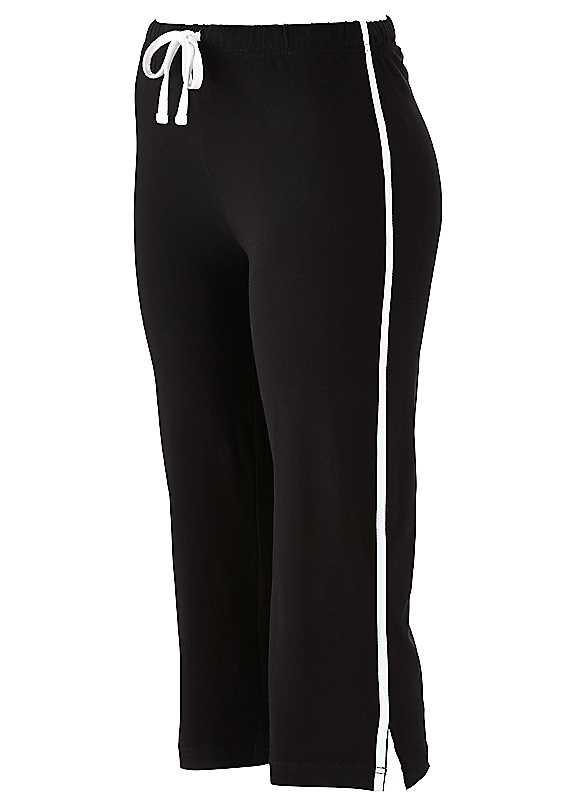 Plus Size bonprix Sport Capris - Black - Size 6/8 on Productcaster.