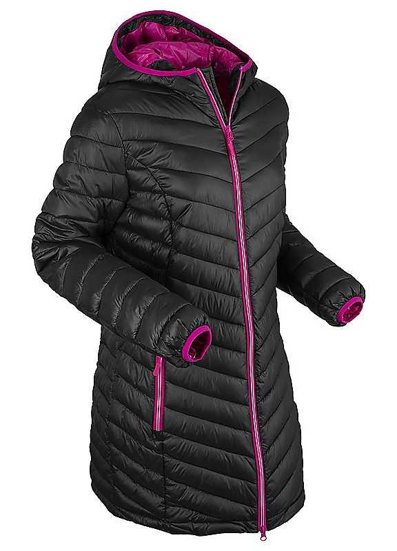 bonprix Stowaway Quilted Coat - Black - Size 16 on Productcaster.