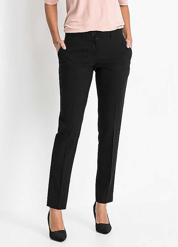 Plus Size bonprix Suit Trousers - Black - Size 14/Short on Productcaster.