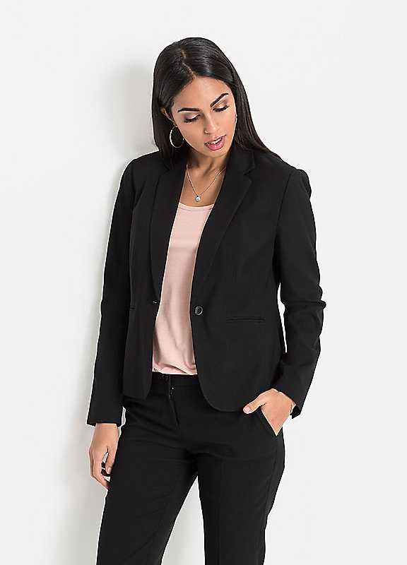 bonprix Tailored Blazer - Black - Size 10/Short on Productcaster.