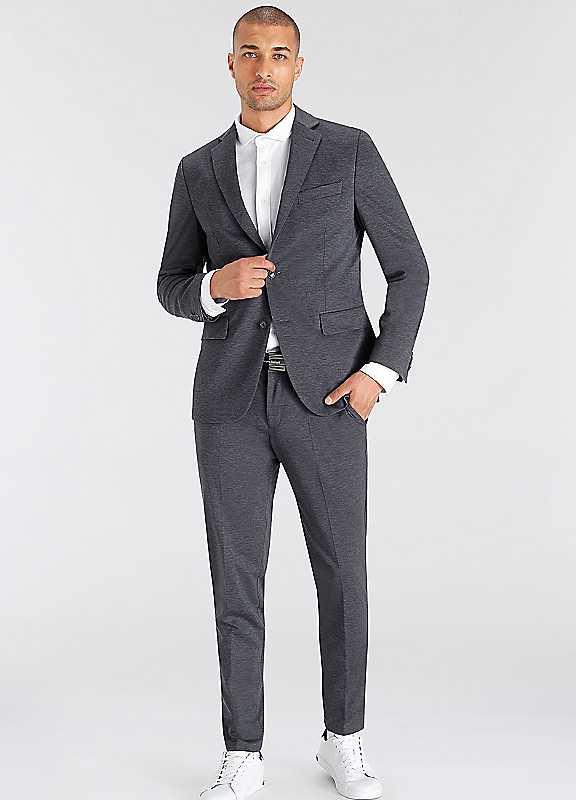 Bruno Banani Straight Leg Suit - Blue - Size 38R on Productcaster.