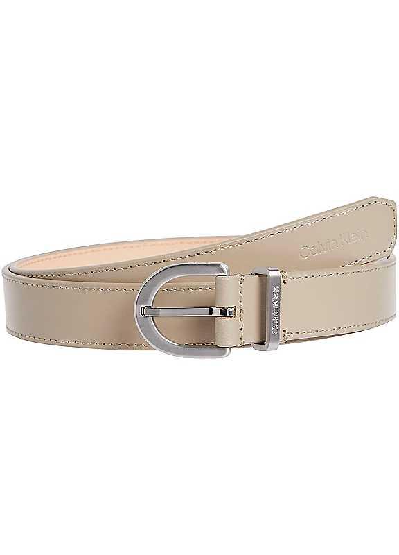 Calvin Klein Leather Belt - Grey - Size 110 on Productcaster.